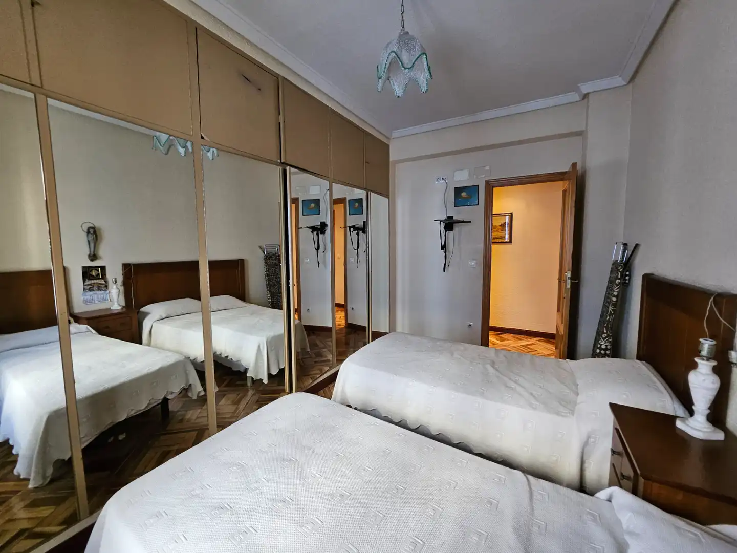 Bedroom of Flat for rent in Madrid  with Air Conditioner, Heating and Furnished