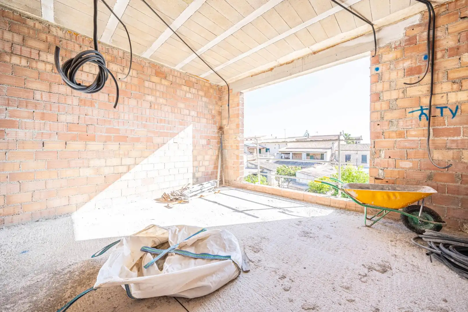 Terrasse von Einfamilien-Reihenhaus zum Verkauf in Vilafranca de Bonany
