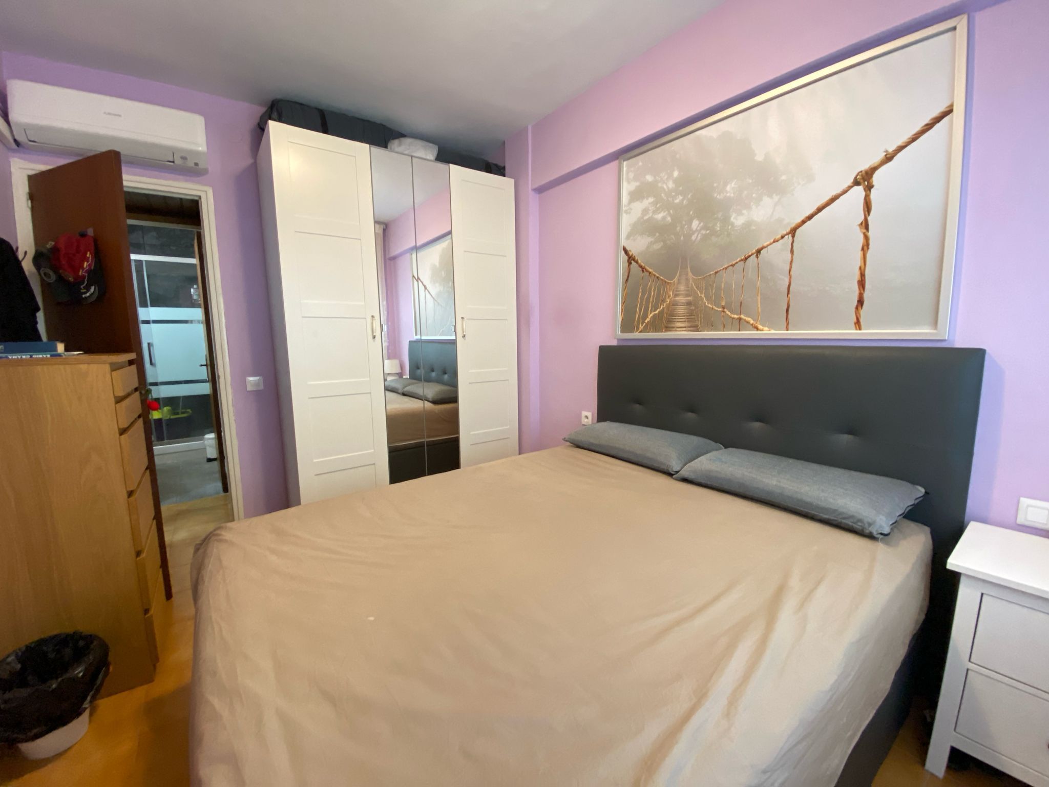 Bedroom of Flat for sale in  Barcelona Capital  with Heating