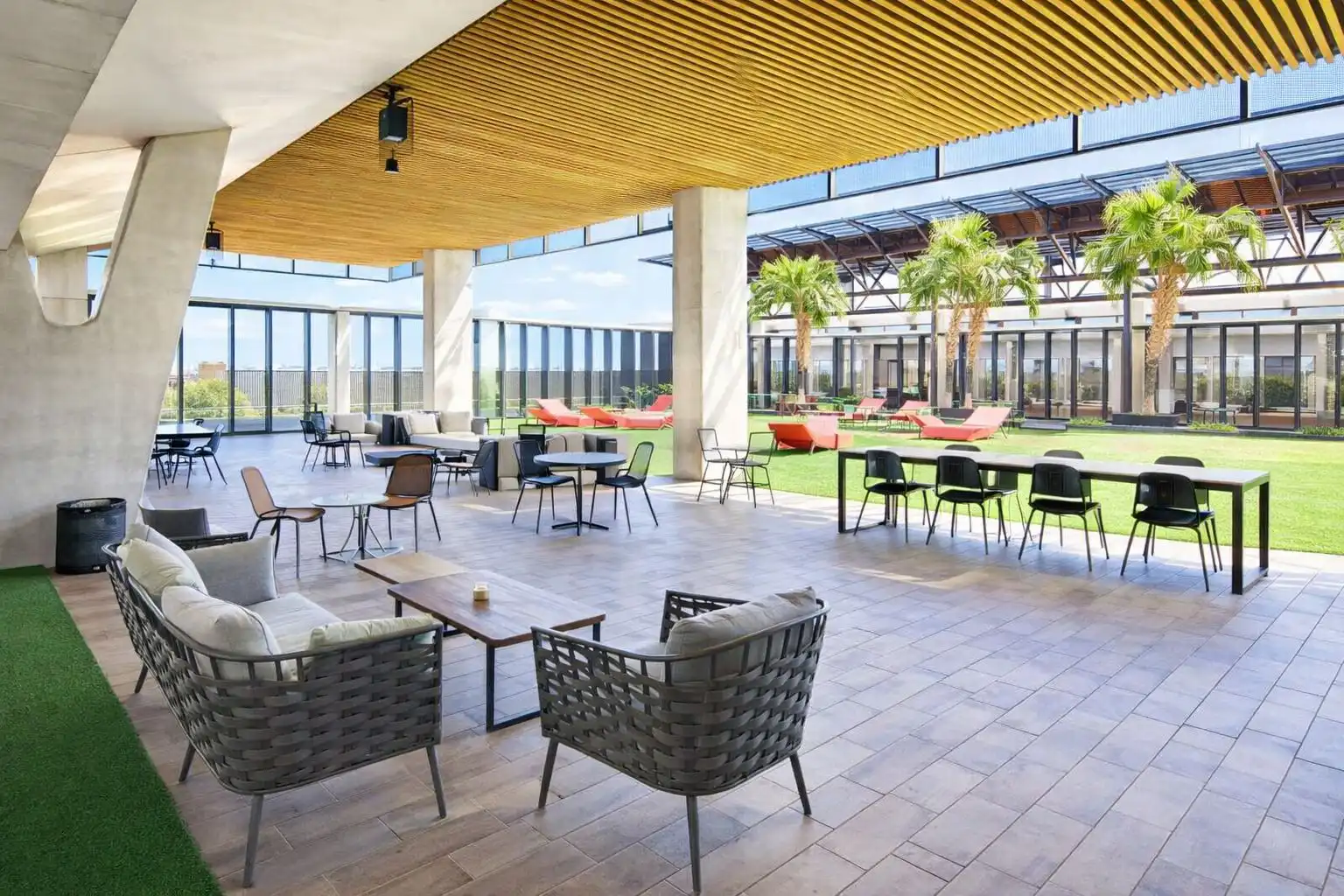 Terraza de Estudio de alquiler en Esplugues de Llobregat con Aire acondicionado, Jardín privado y Terraza