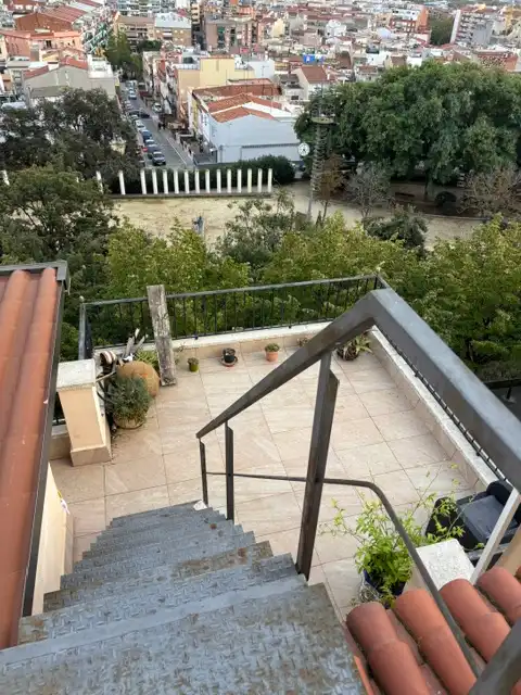 Terrasse von Dachboden zum Verkauf in Mataró mit Klimaanlage, Heizung und Terrasse