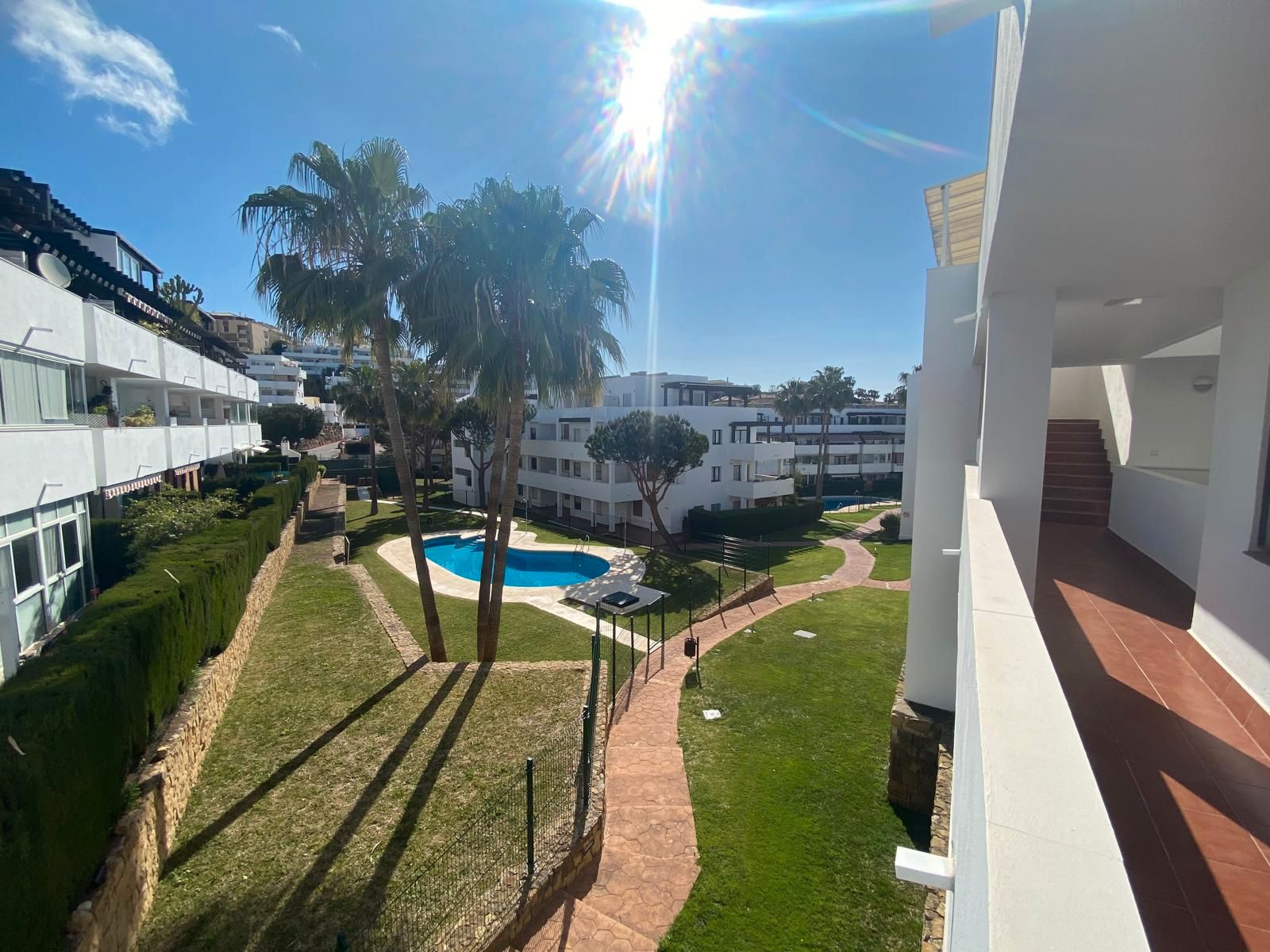 Vista exterior de Pis en venda en Mijas amb Aire condicionat, Terrassa i Traster