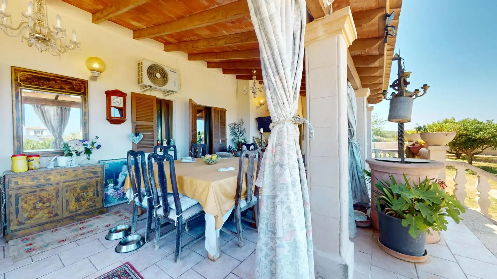 Terraza de Casa o chalet en venta en  Palma de Mallorca con Aire acondicionado, Calefacción y Jardín privado