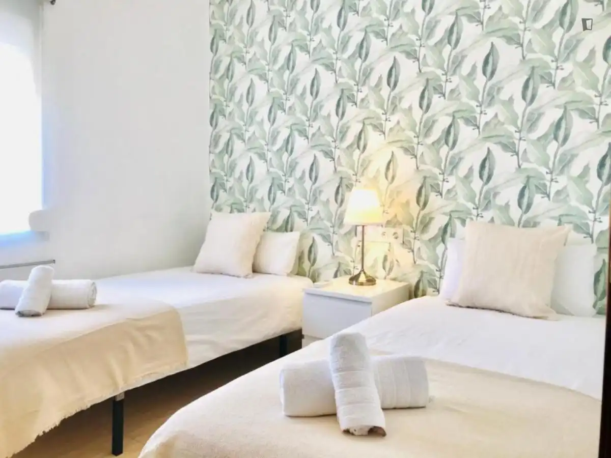 Bedroom of Apartments for rent in Málaga  with Air Conditioner, Furnished and Oven