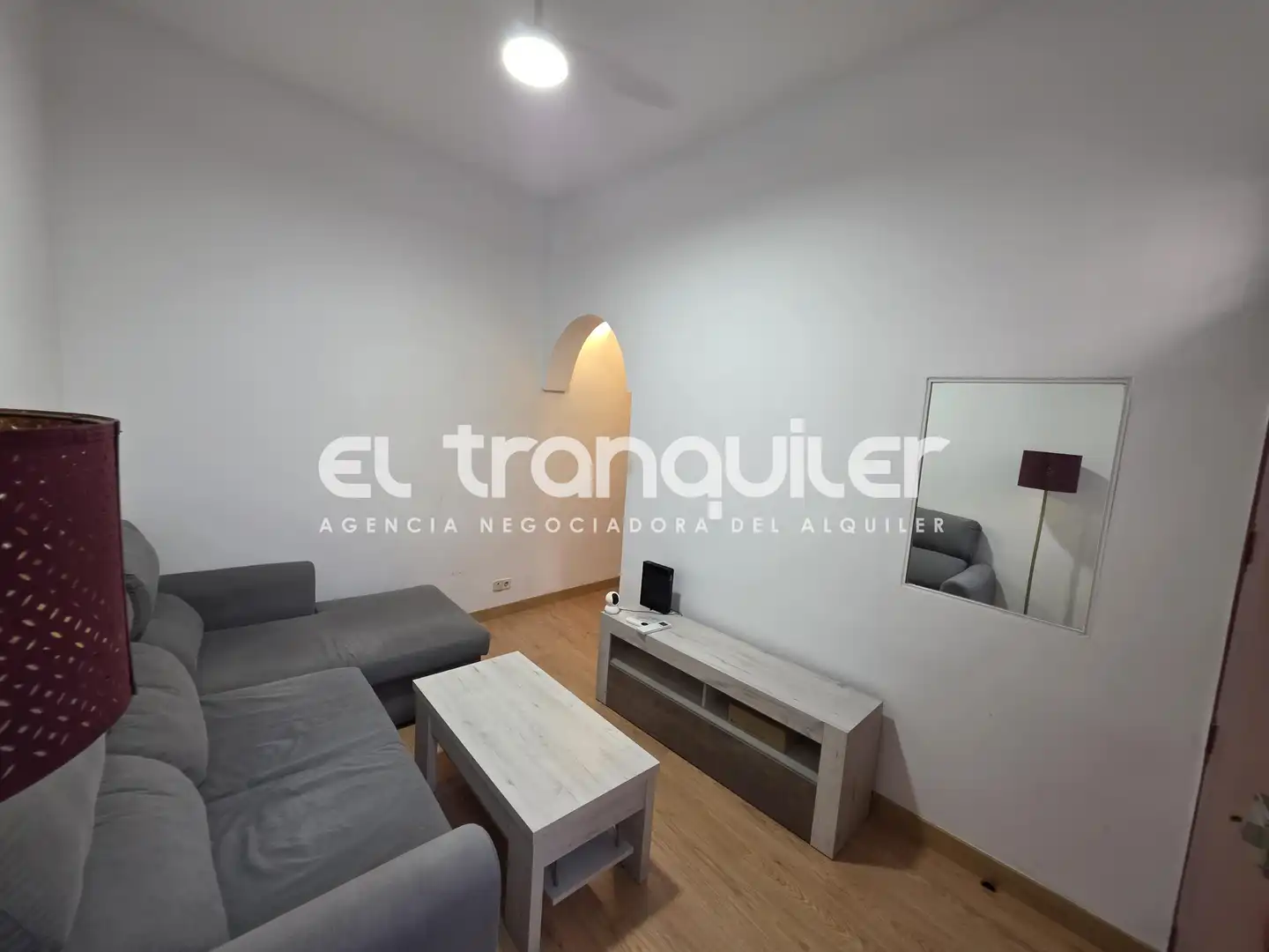 Sala d'estar de Pis de lloguer en Madrid amb Aire condicionat, Moblat i Rentadora