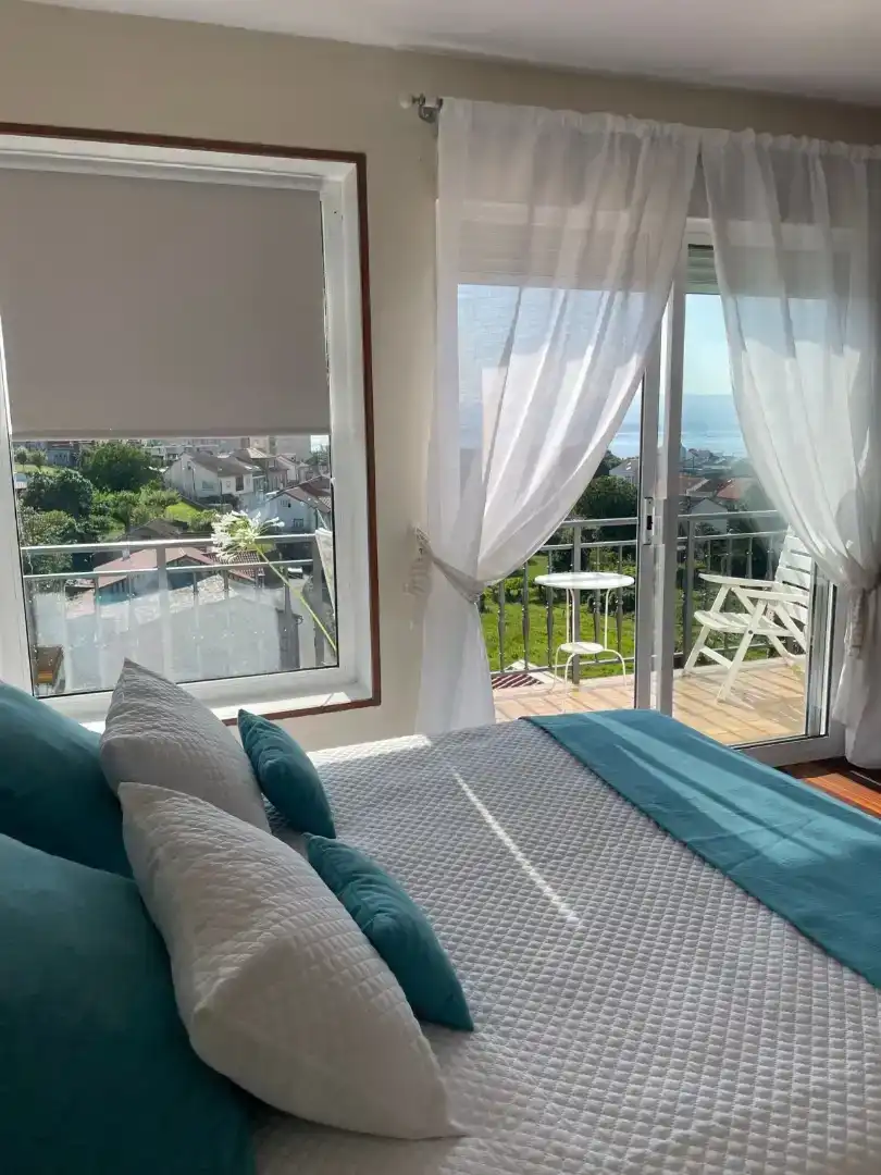 Bedroom of Houses for rent in Vilagarcía de Arousa  with Parquet flooring, Furnished and Oven