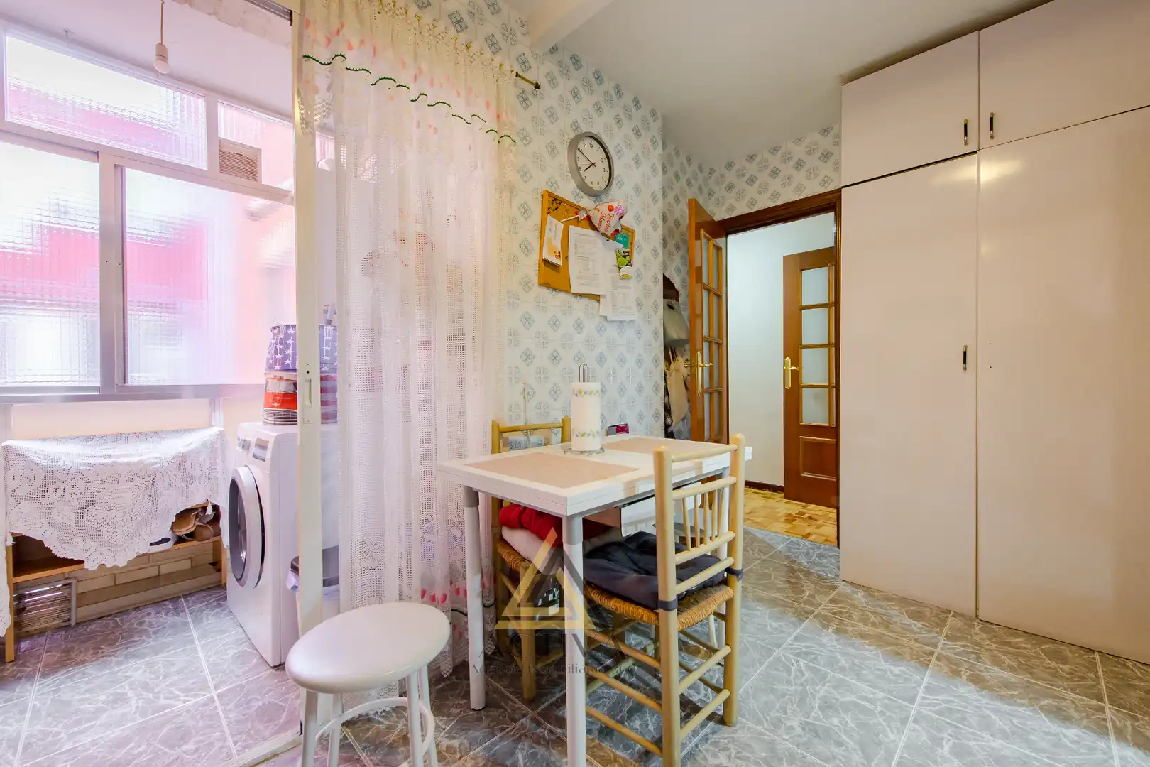 Kitchen of Flat for sale in Fuenlabrada  with Air Conditioner, Terrace and Furnished