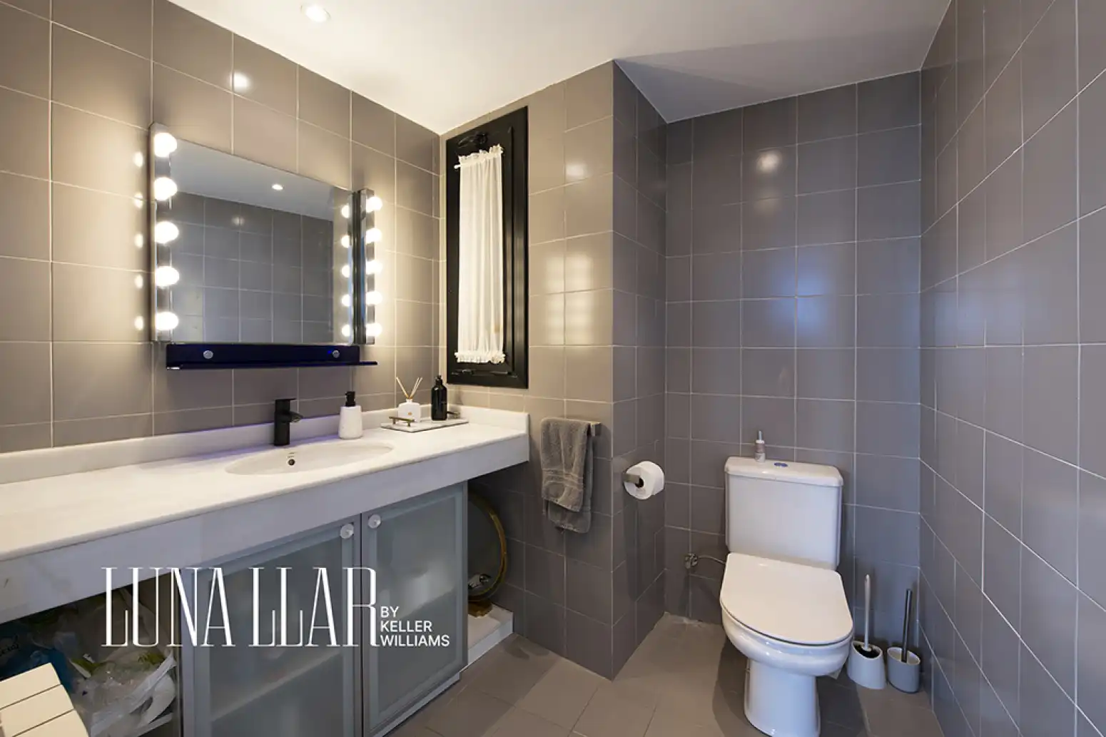 Badezimmer von Haus oder Chalet zur Miete in Sitges mit Klimaanlage, Terrasse und Möbliert