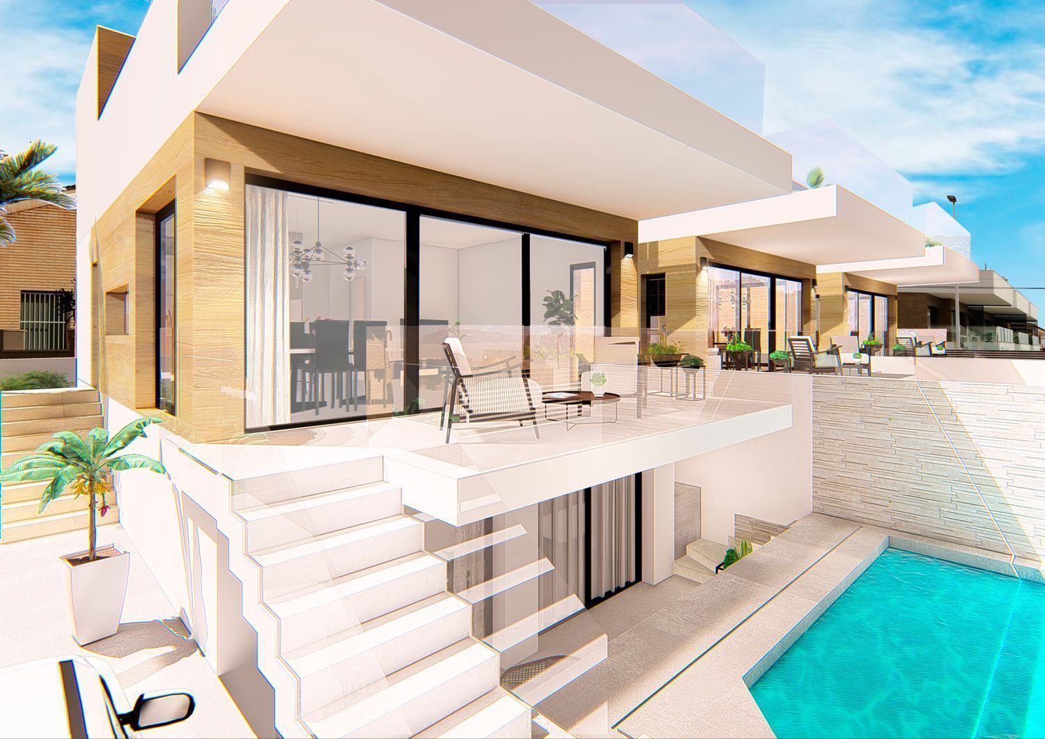 Terrace of House or chalet for sale in Torrevieja  with Air Conditioner, Terrace and Storage room