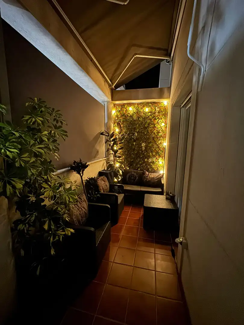 Terraza de Dúplex en venta en Roquetas de Mar con Jardín privado, Terraza y Amueblado