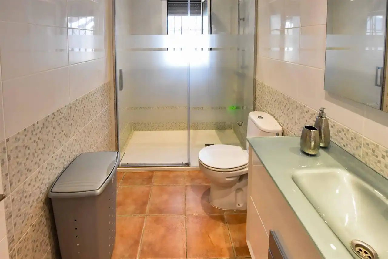 Baño de Casa o chalet en venta en Huércal-Overa con Aire acondicionado, Piscina y Amueblado