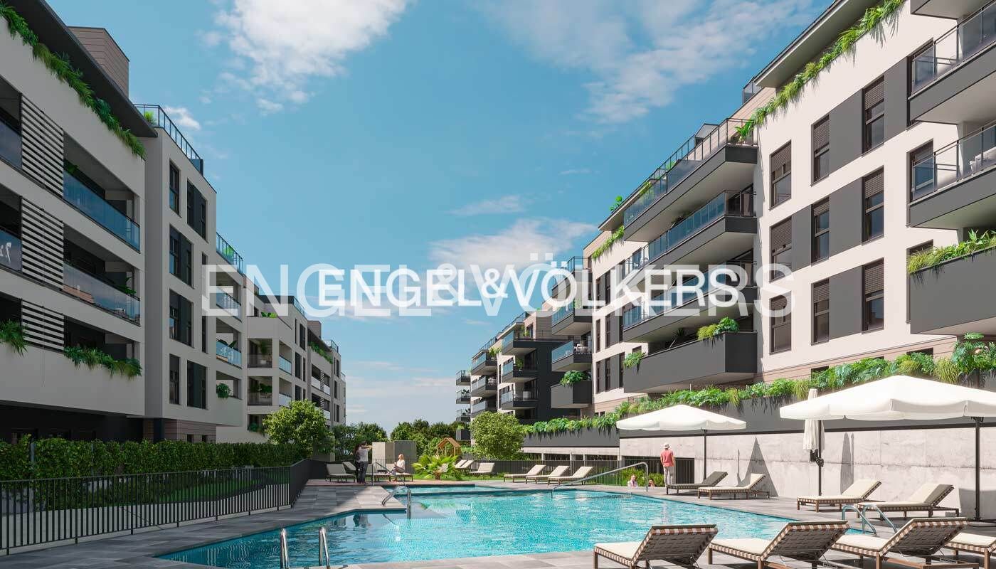 Swimming pool of Apartment for sale in Vilanova i la Geltrú  with Air Conditioner, Heating and Terrace