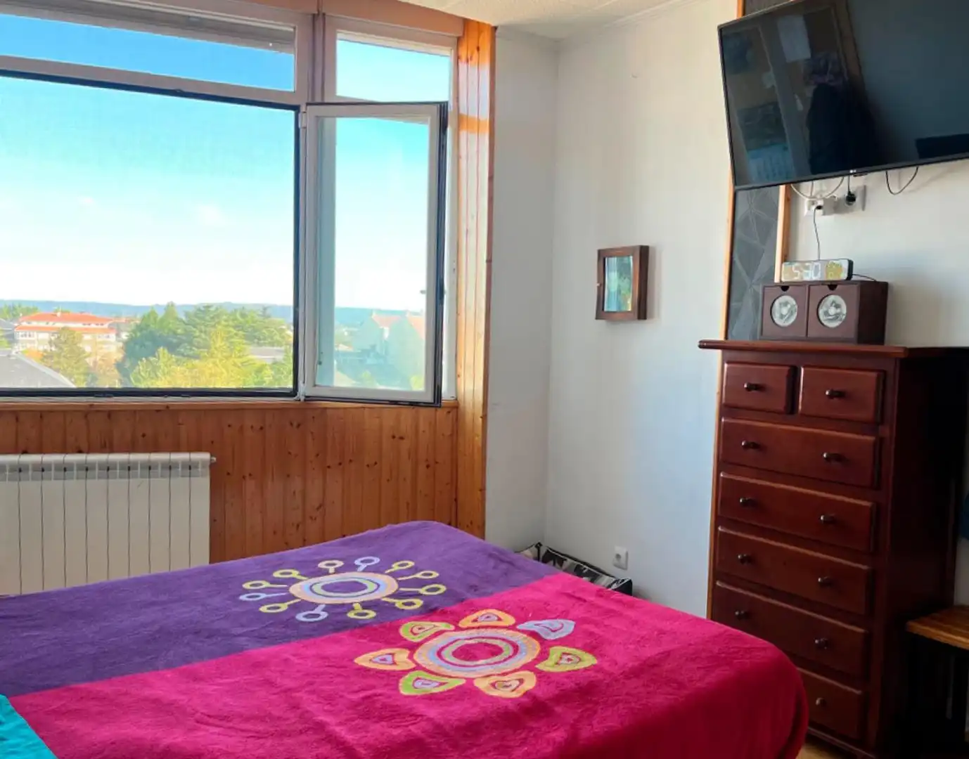 Schlafzimmer von Wohnung zum Verkauf in Xinzo de Limia mit Heizung