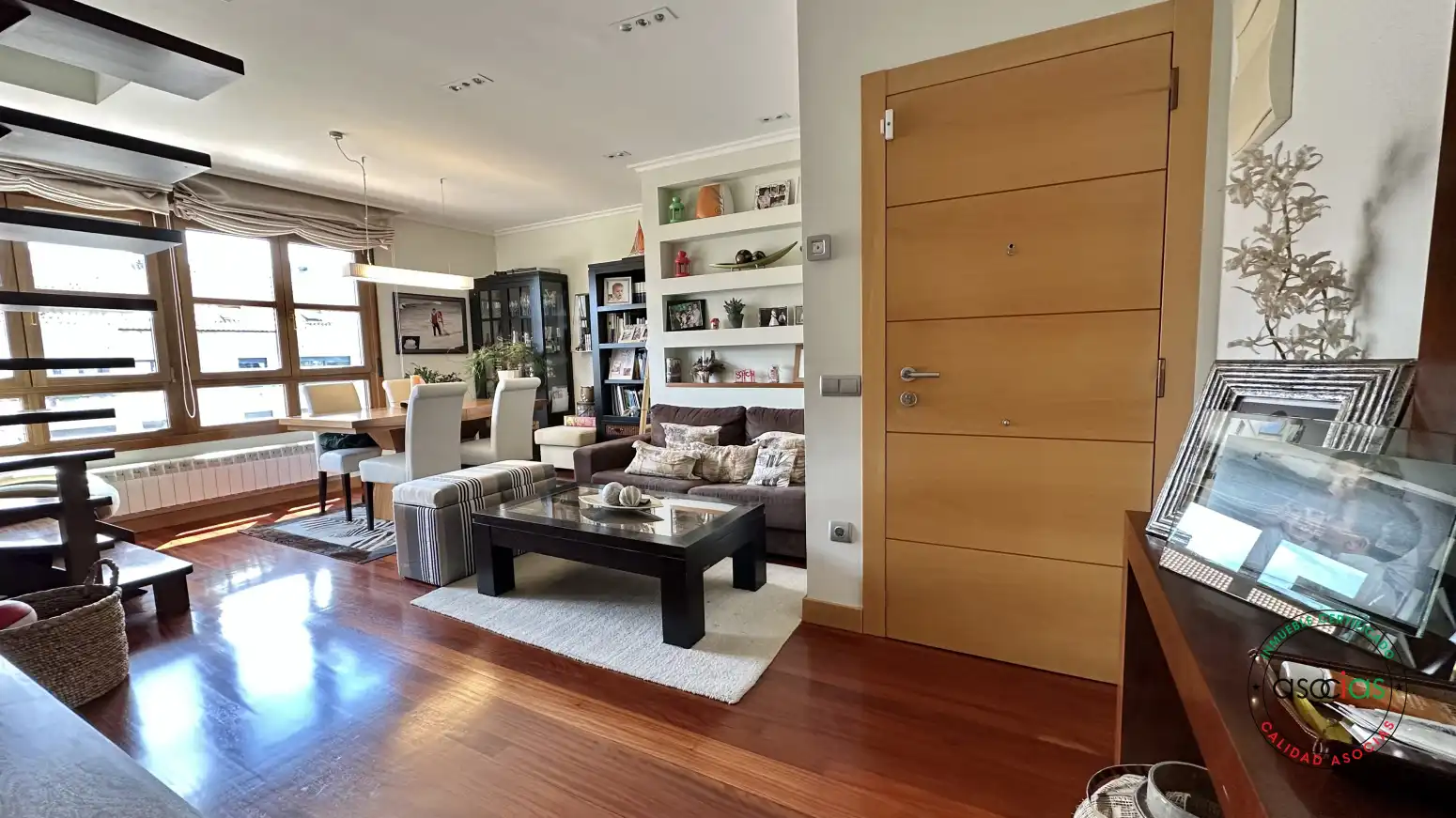 Living room of Flat for sale in Gijón   with Heating, Storage room and Swimming Pool
