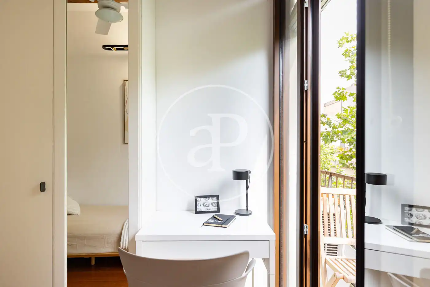 Bedroom of Flat for rent in Barcelona  with Air Conditioner, Heating and Furnished