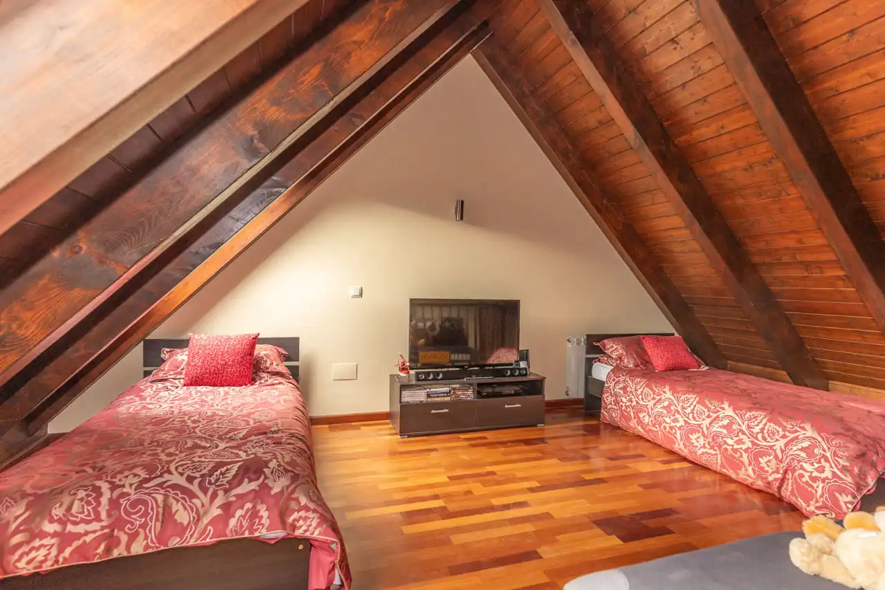 Sala de estar de Dúplex en venta en Vielha e Mijaran con Calefacción, Jardín privado y Parquet