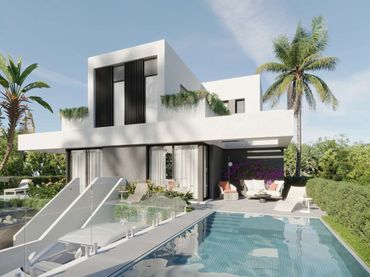 Chalet con balcón en venta en Finestrat Pueblo