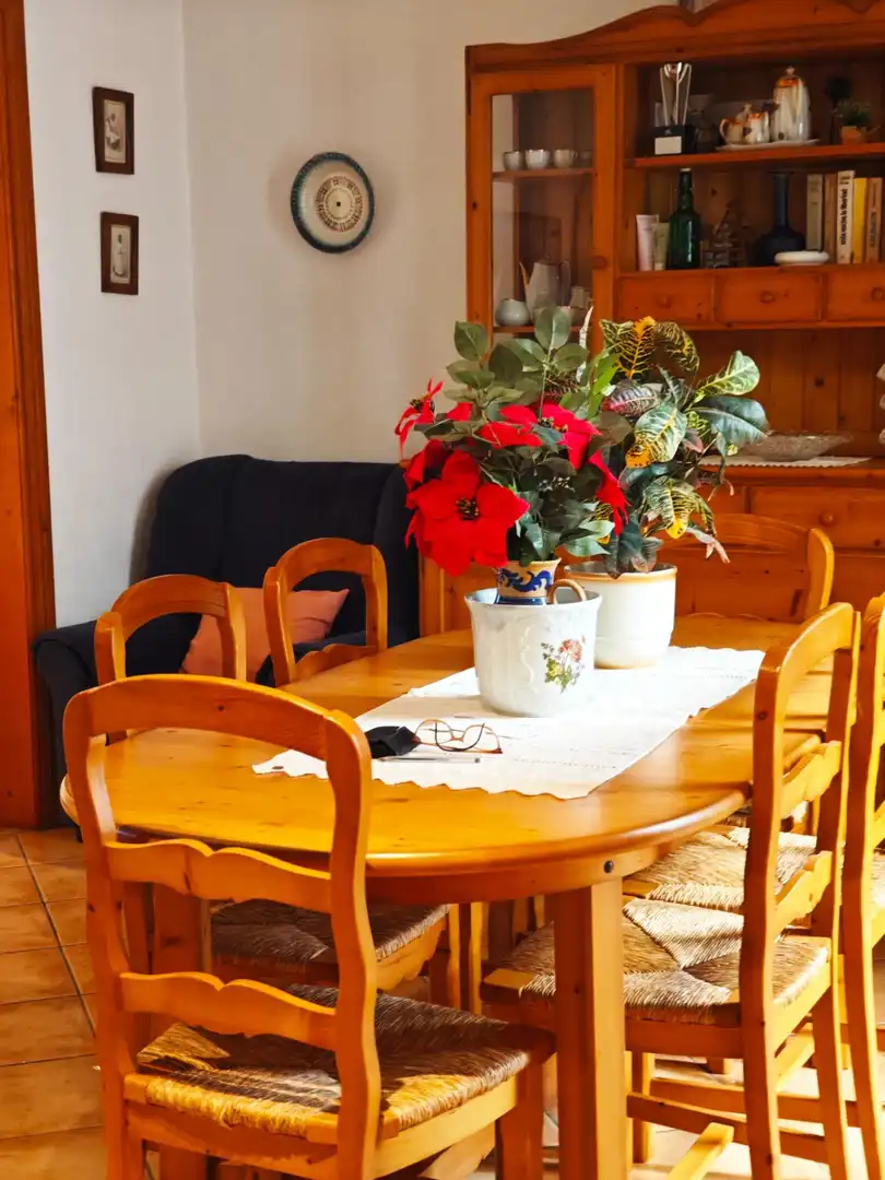 Esszimmer von Haus oder Chalet zum Verkauf in Pollença mit Klimaanlage, Heizung und Terrasse