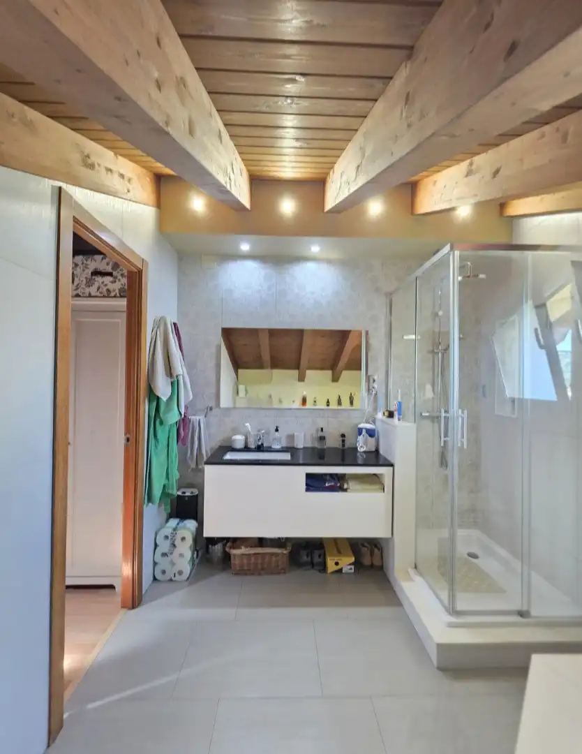 Baño de Casa o chalet en venta en Sant Fost de Campsentelles con Aire acondicionado, Calefacción y Jardín privado
