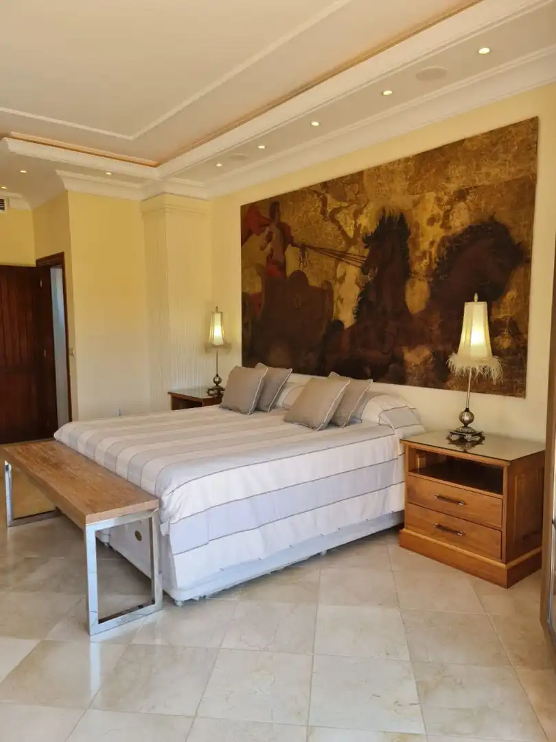 Bedroom of Houses for rent in Estepona  with Private garden and Swimming Pool