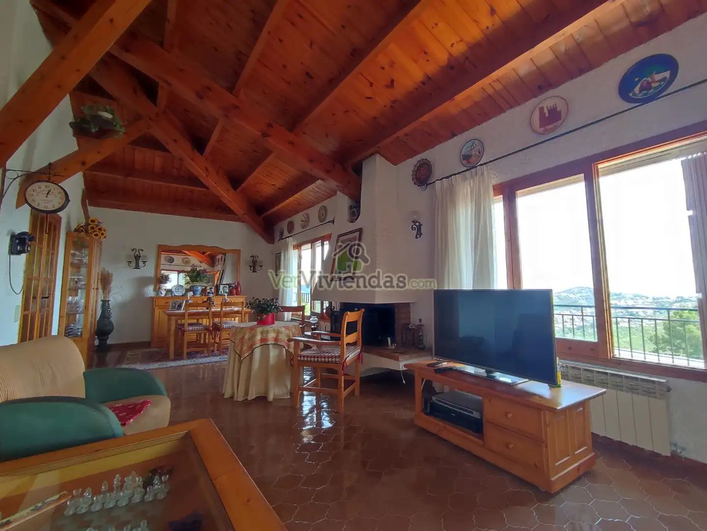 Sala de estar de Casa o chalet en venta en Vallirana con Calefacción, Jardín privado y Terraza