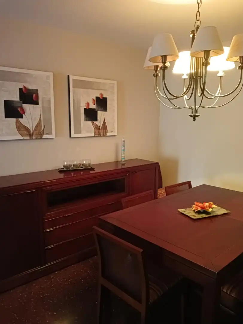 Comedor de Piso de alquiler en Lleida con Aire acondicionado, Amueblado y Lavadora