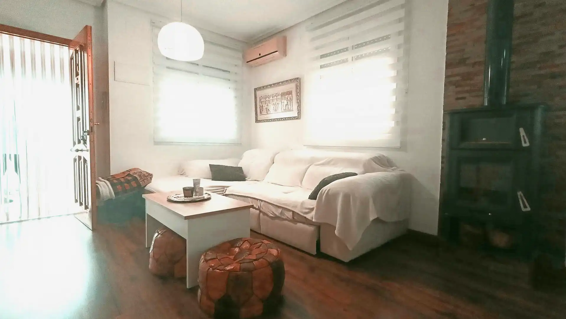 Sala d'estar de Casa o xalet en venda en Elche / Elx amb Aire condicionat, Terrassa i Traster