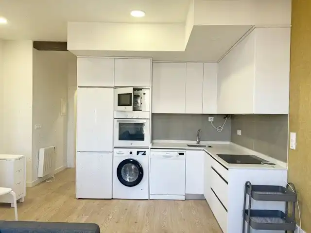 Kitchen of Flat for rent in Santander  with Heating, Furnished and Oven