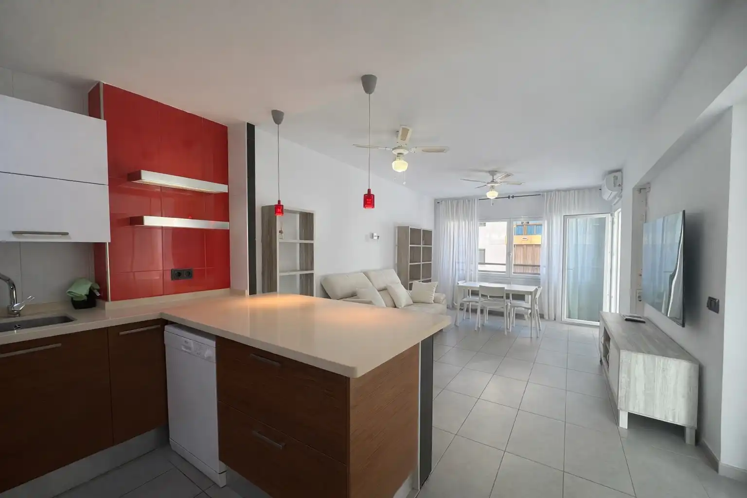 Cocina de Piso en venta en Calpe / Calp con Aire acondicionado y Amueblado