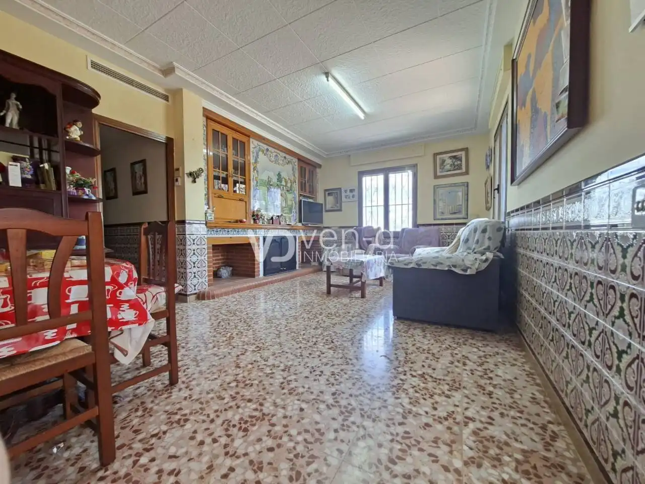 Sala de estar de Casa o chalet en venta en Enguera con Aire acondicionado, Calefacción y Jardín privado