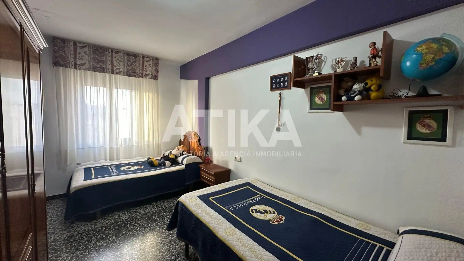 Schlafzimmer von Wohnung zum Verkauf in Ontinyent mit Klimaanlage, Heizung und Terrasse