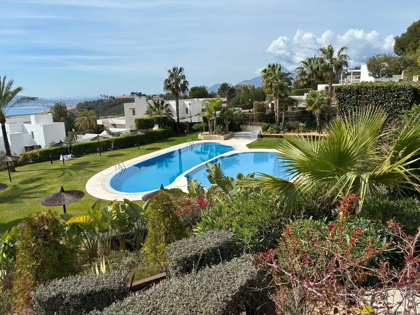 Garten von Dachboden zum Verkauf in Altea mit Klimaanlage, Heizung und Möbliert
