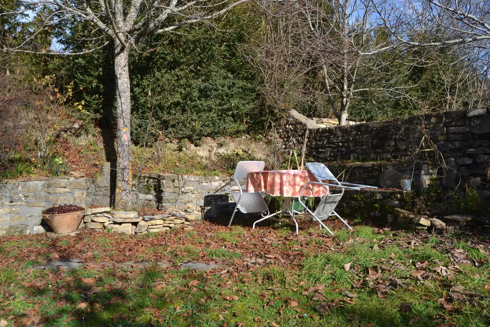 Terrasse von Haus oder Chalet zum Verkauf in Aisa mit Heizung und Privatgarten