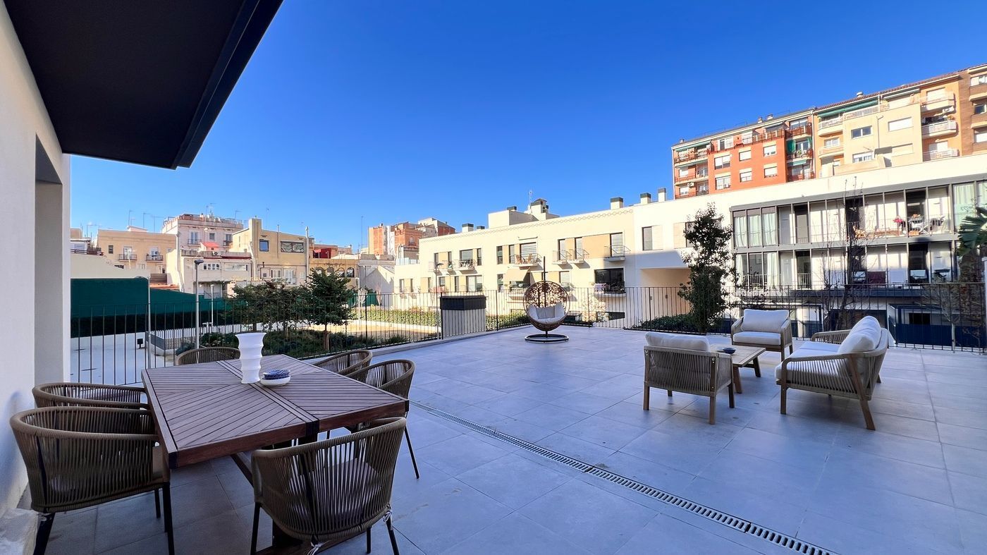 Terrace of Flat for sale in  Barcelona Capital  with Air Conditioner, Heating and Terrace