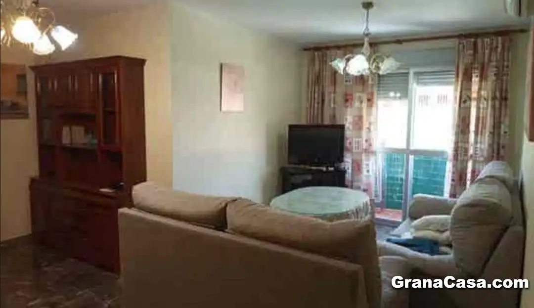 Living room of Flat for rent in Granada  with Air Conditioner, Heating and Terrace