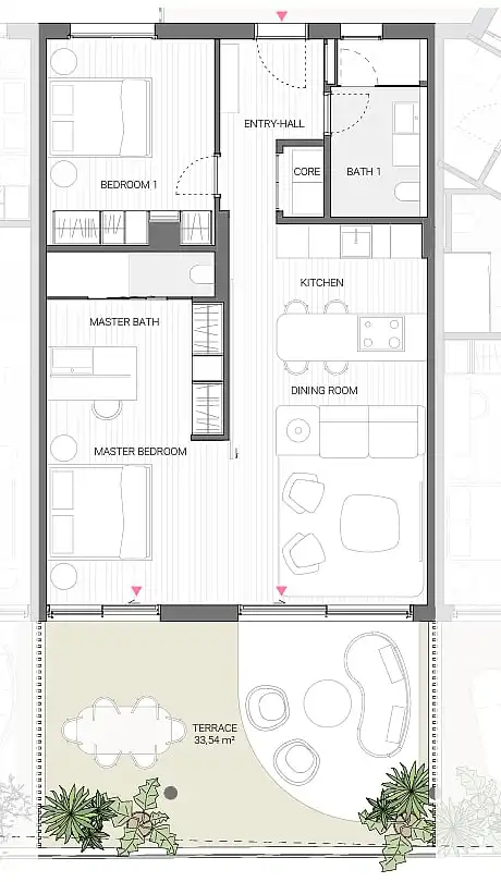 Apartamento con jardín en venta en Los Pacos, imagen 29