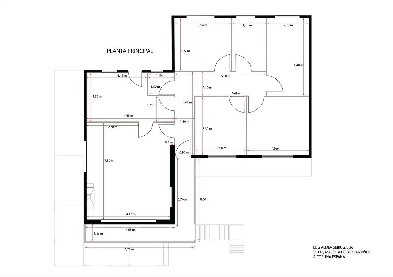 Finca rústica en venta en Malpica de Bergantiños con Jardín privado, Terraza y Balcón
