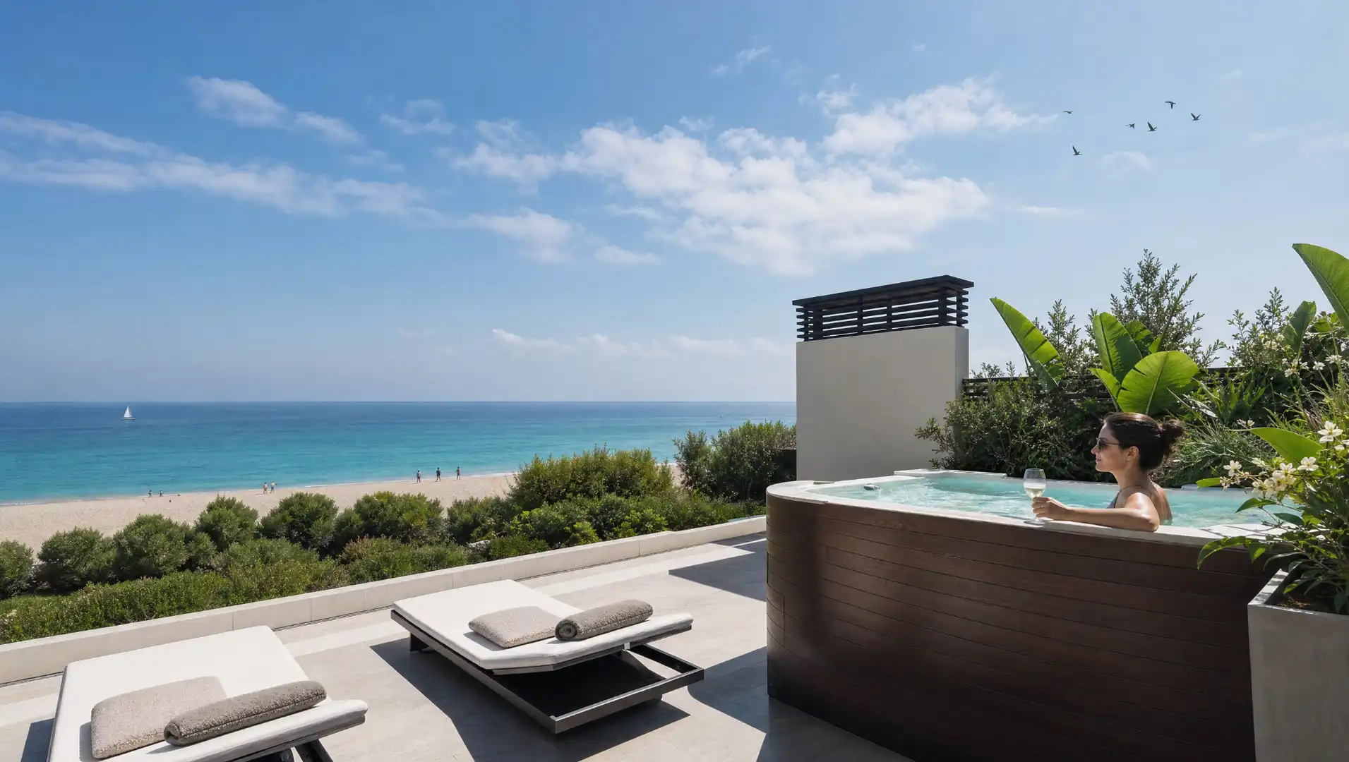 New build Penthouse with pool for sale in Via Augusta 119, imagen 4