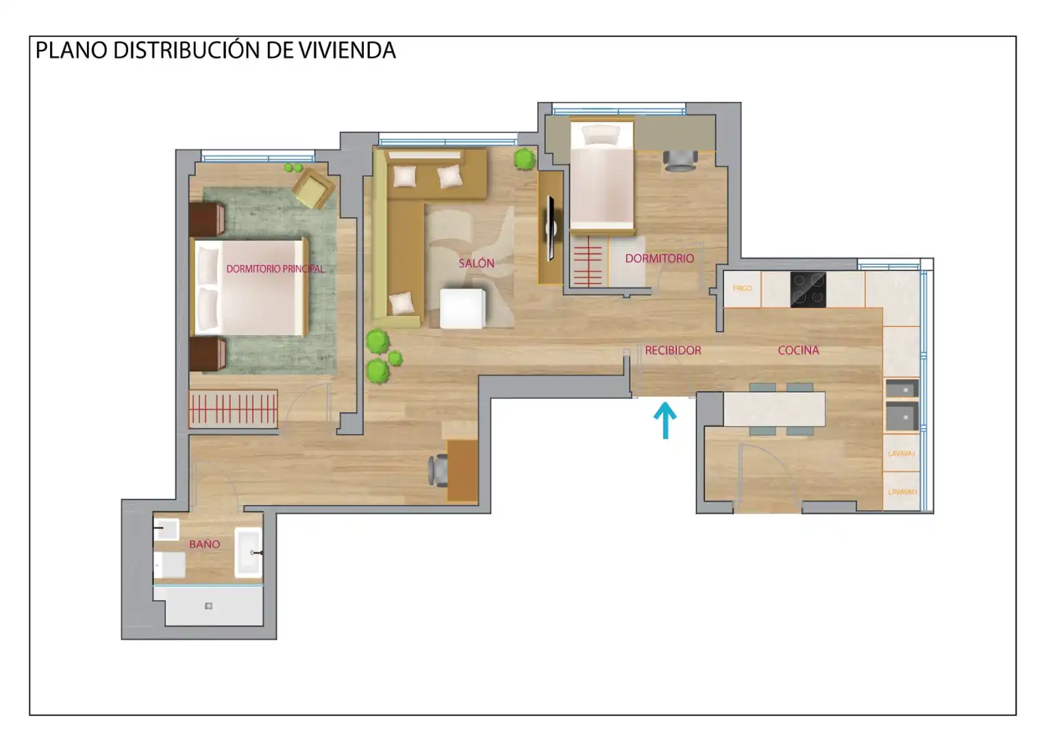 Piso en venta en Murcia con Aire acondicionado, Calefacción y Trastero
