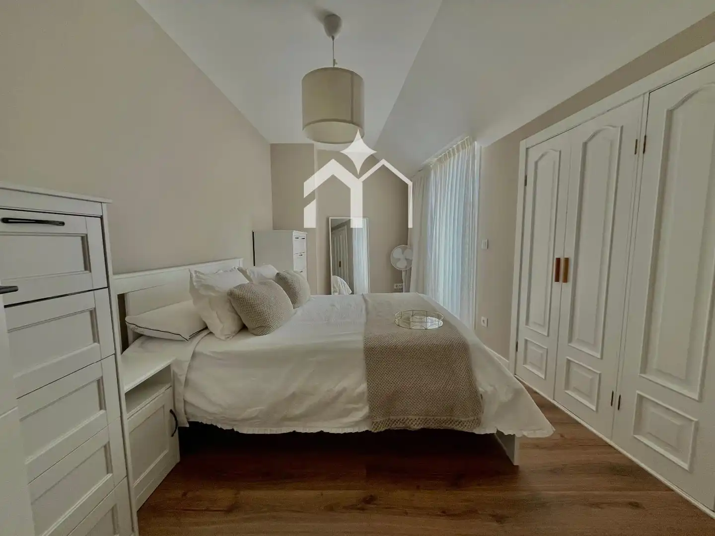 Schlafzimmer von Maisonette zum Verkauf in Moaña mit Heizung, Terrasse und Möbliert
