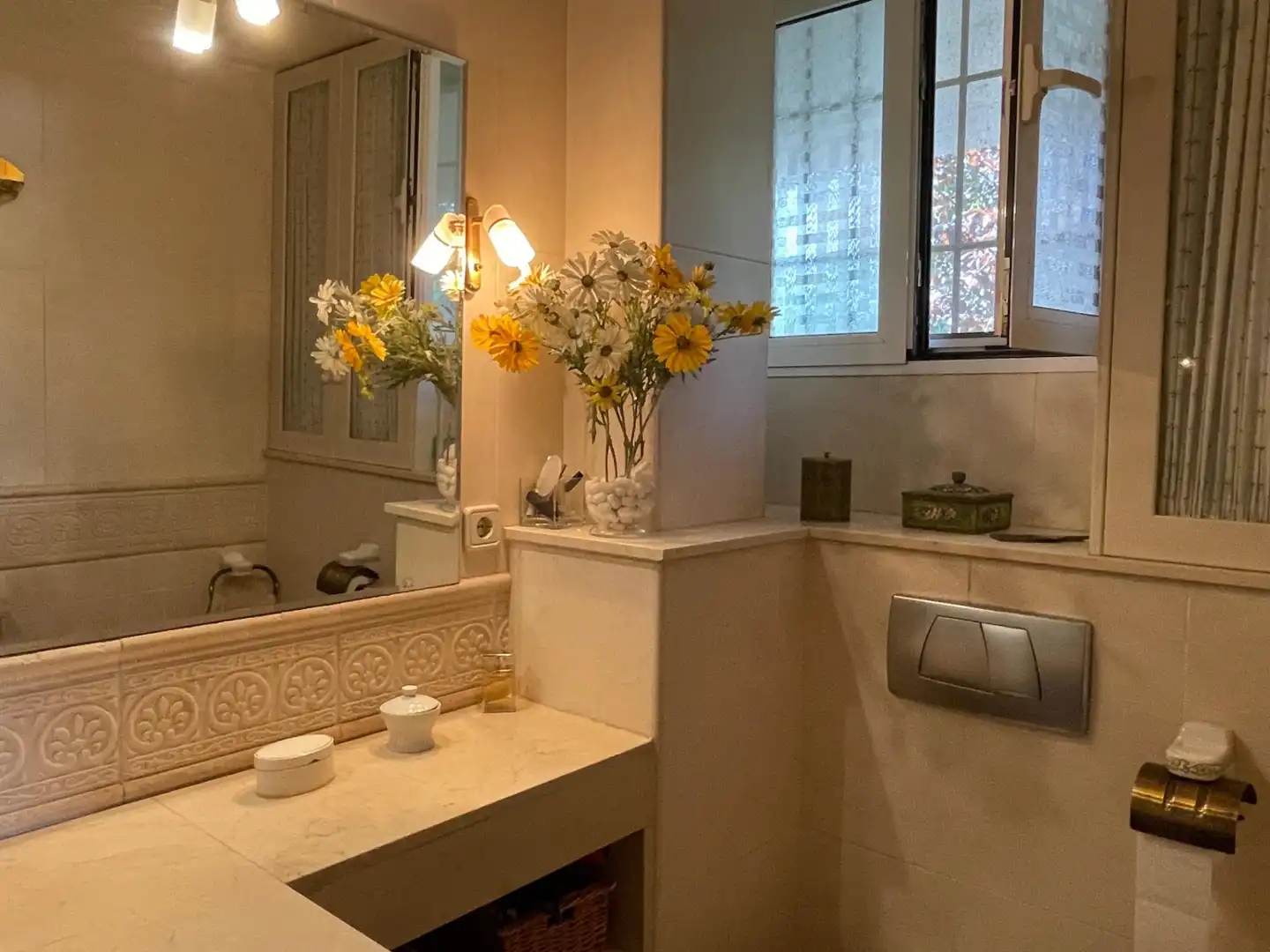 Badezimmer von Haus oder Chalet zur Miete in Petrer mit Klimaanlage, Heizung und Privatgarten