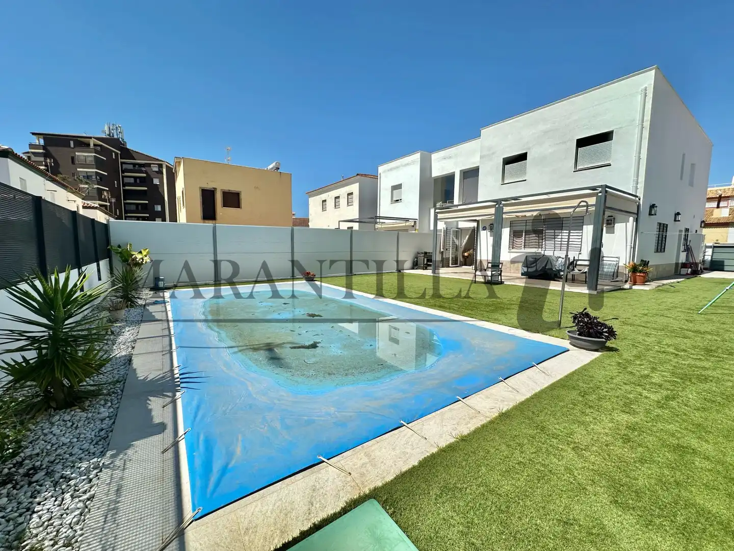 Piscina de Casa o chalet en venta en Islantilla con Aire acondicionado, Jardín privado y Terraza