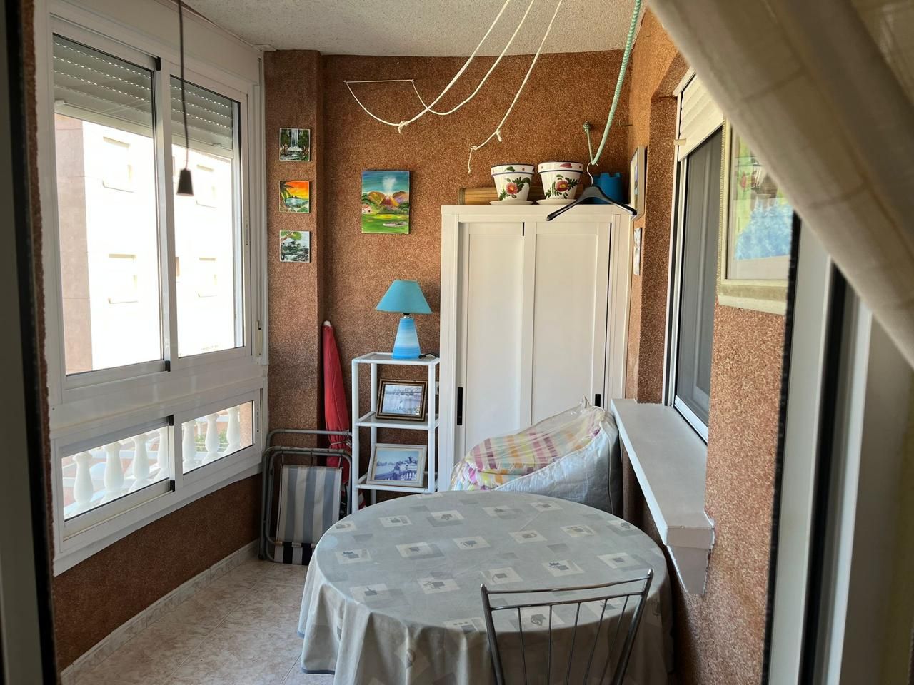 Balcony of Flat for sale in Santa Pola  with Air Conditioner and Terrace