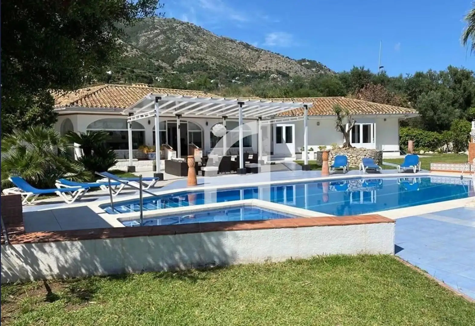 Piscina de Casa o chalet de alquiler en Mijas con Aire acondicionado, Calefacción y Terraza