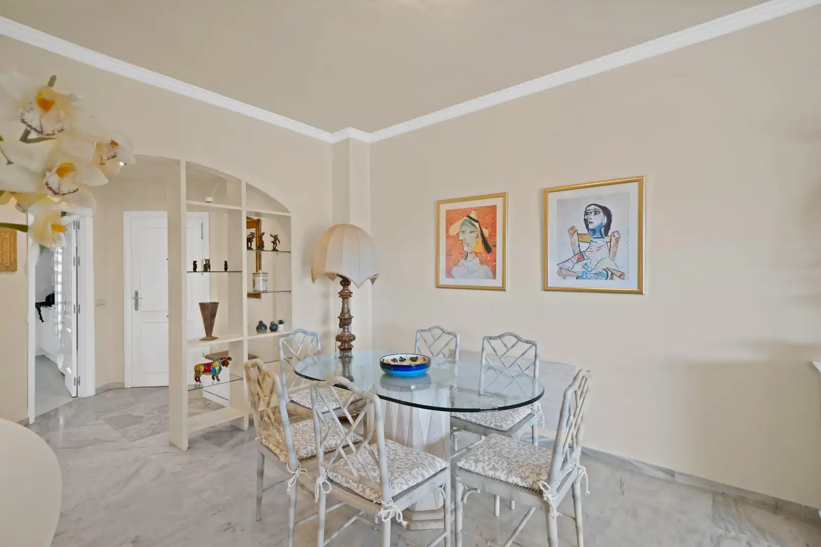Comedor de Ático de alquiler en Marbella con Aire acondicionado, Calefacción y Jardín privado