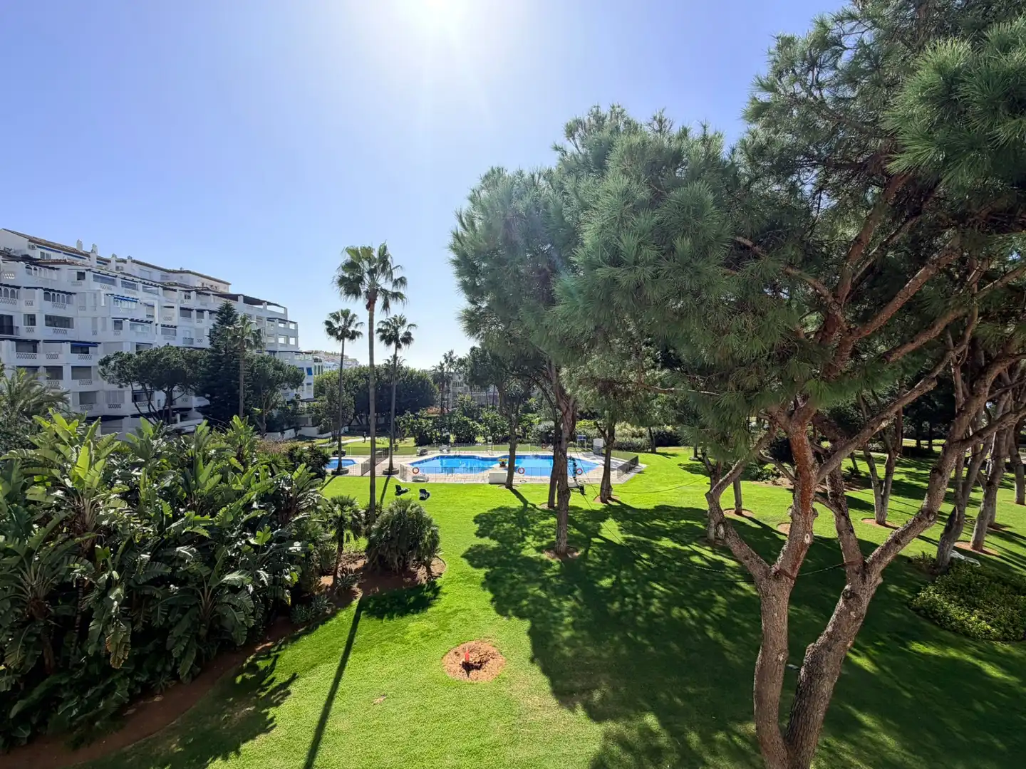 Garden of Flat for rent in Marbella  with Air Conditioner, Terrace and Storage room