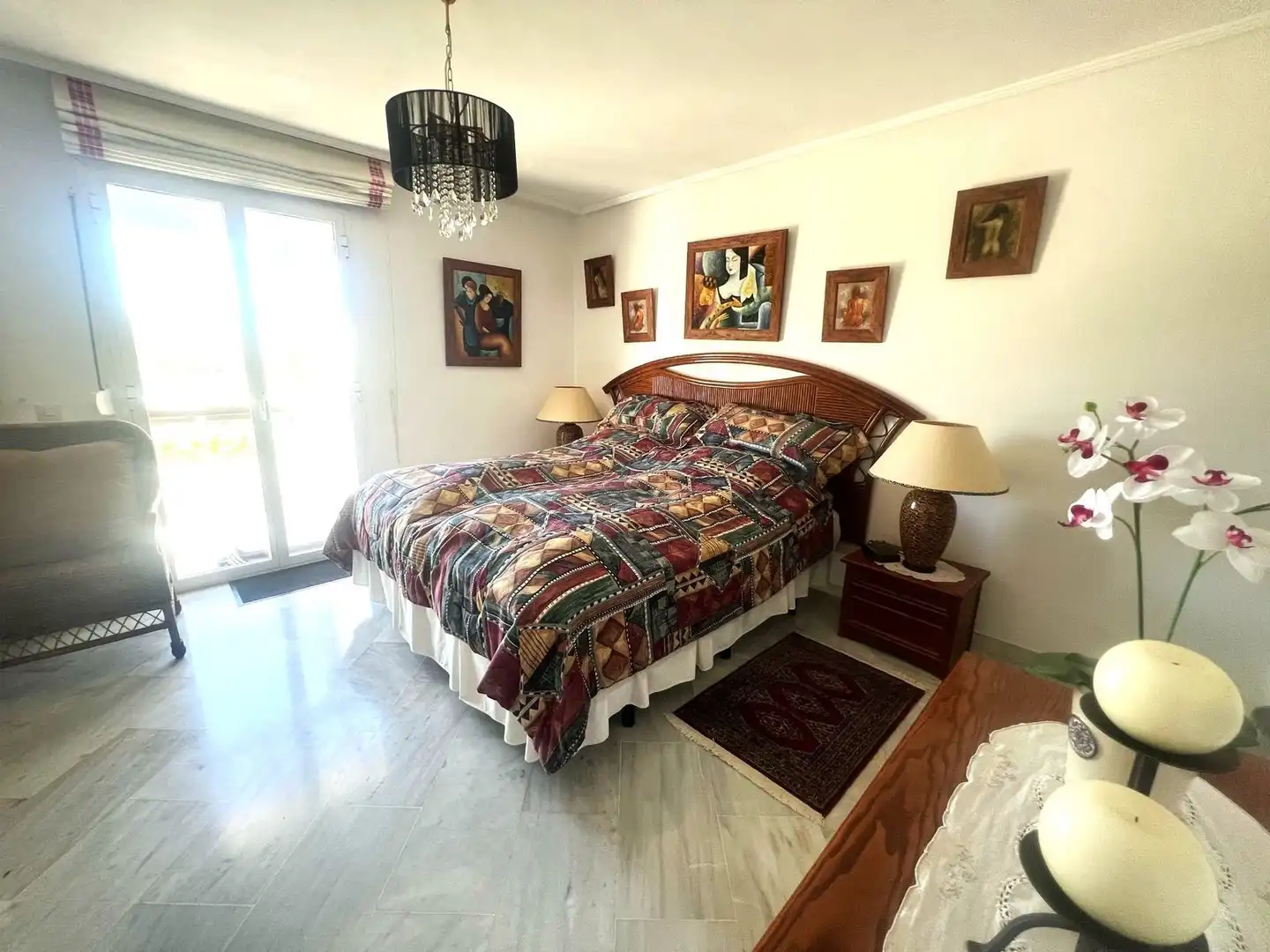Schlafzimmer von Maisonette zum Verkauf in Estepona mit Klimaanlage, Terrasse und Abstellraum