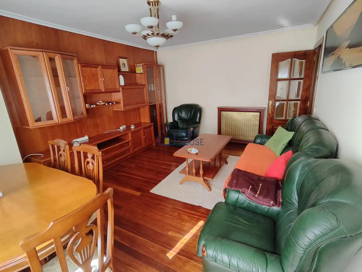 Sala de estar de Apartamento de alquiler en San Andrés del Rabanedo con Calefacción y Amueblado