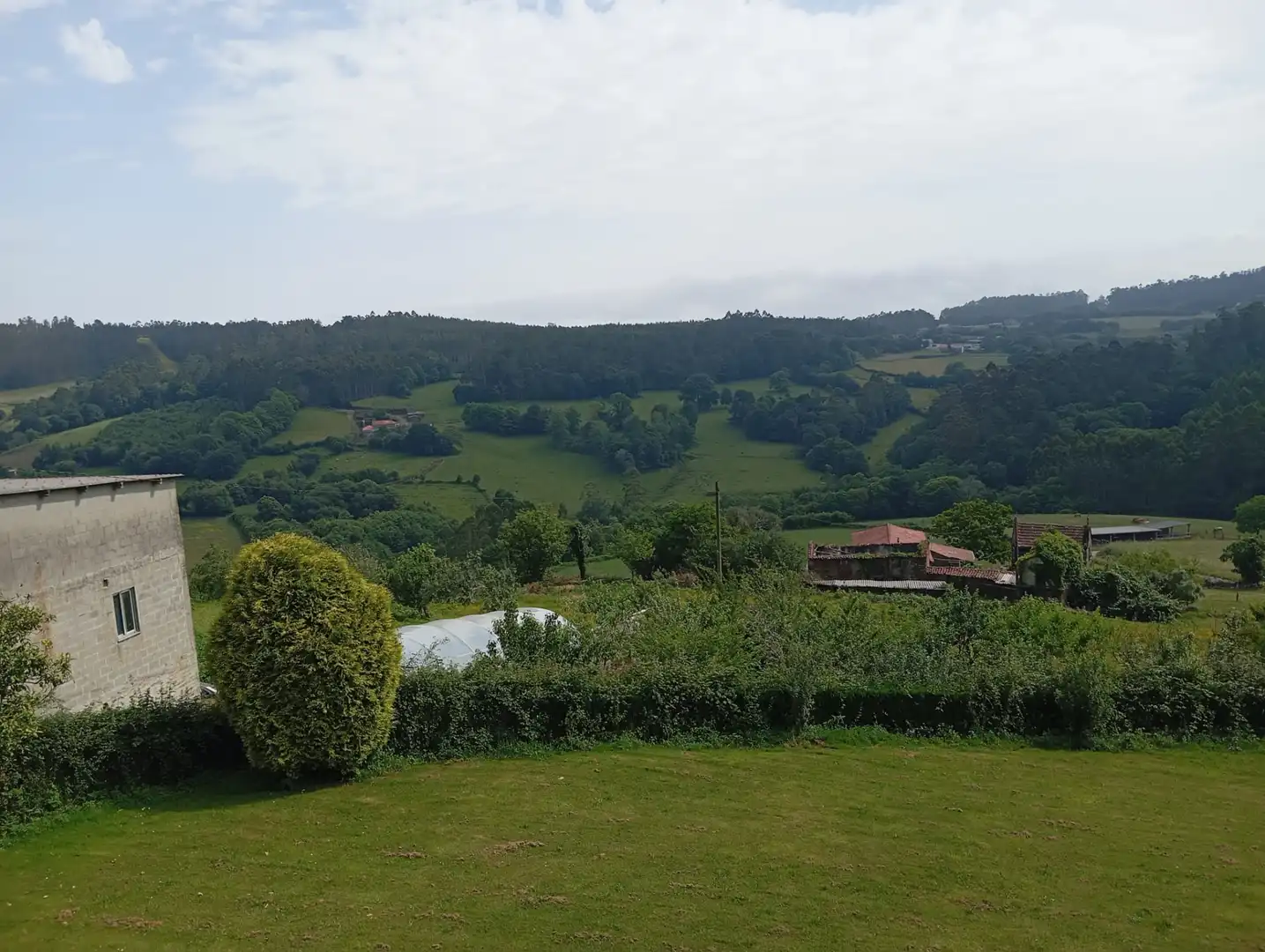 Jardín de Casa o chalet en venta en A Laracha   con Amueblado