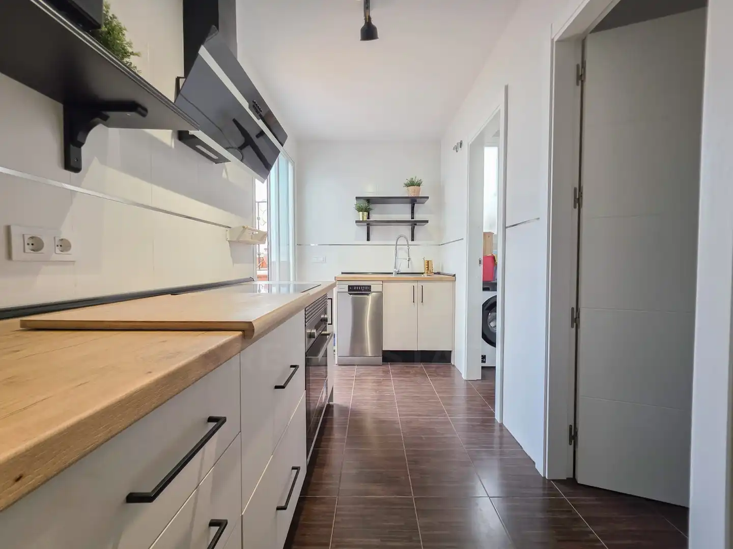Cocina de Casa adosada en venta en Lucena con Aire acondicionado